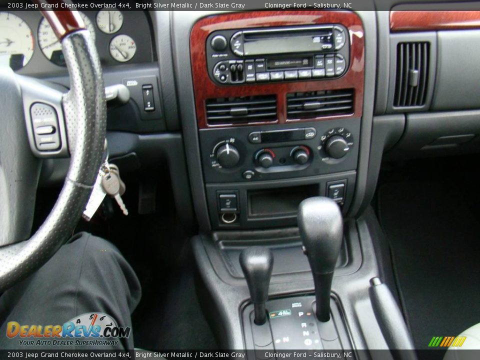 2003 Jeep Grand Cherokee Overland 4x4 Bright Silver Metallic / Dark Slate Gray Photo #26