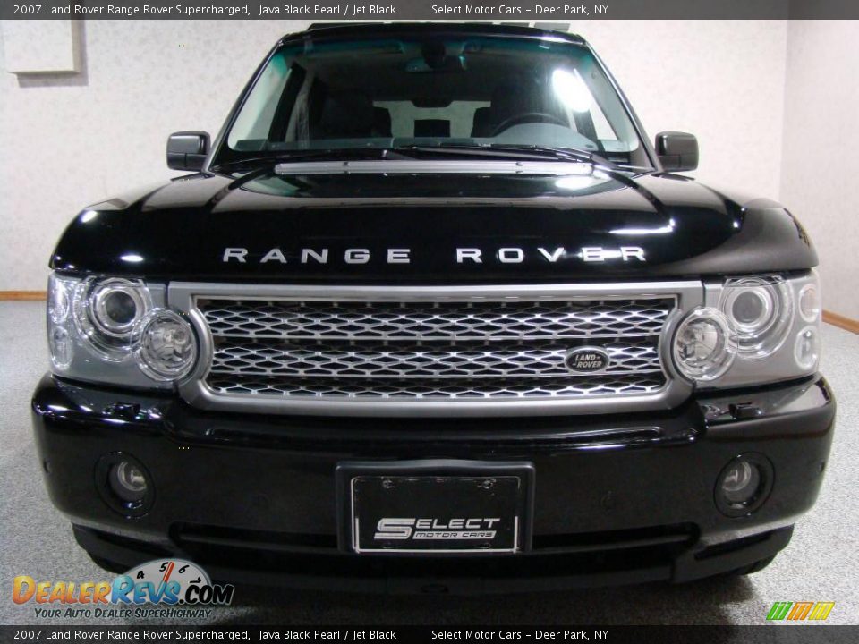 2007 Land Rover Range Rover Supercharged Java Black Pearl / Jet Black Photo #2