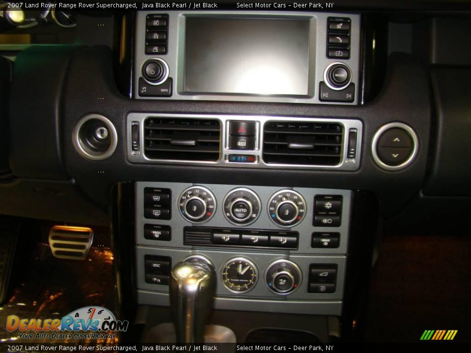 2007 Land Rover Range Rover Supercharged Java Black Pearl / Jet Black Photo #9