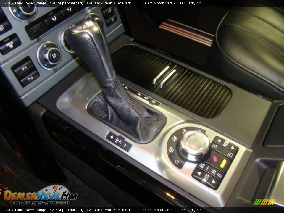 2007 Land Rover Range Rover Supercharged Java Black Pearl / Jet Black Photo #10