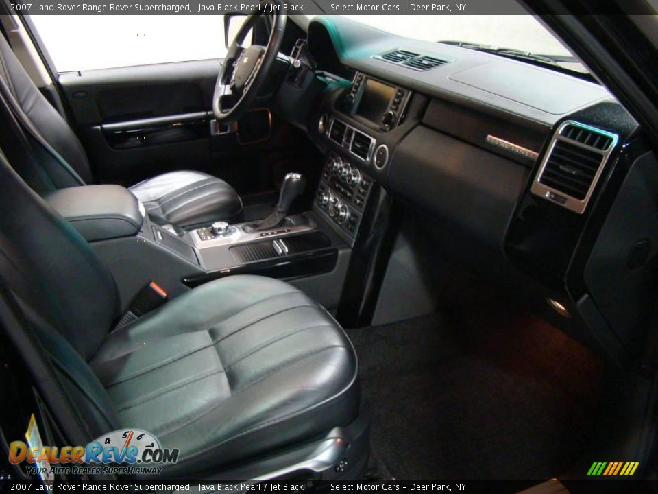2007 Land Rover Range Rover Supercharged Java Black Pearl / Jet Black Photo #11