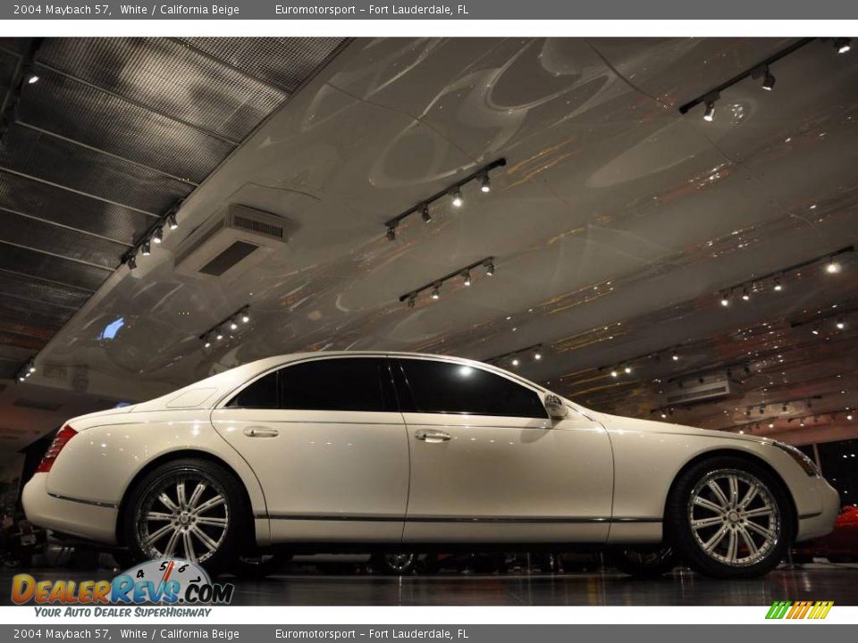 2004 Maybach 57 White / California Beige Photo #29