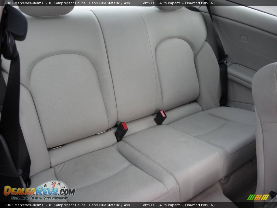 2003 Mercedes-Benz C 230 Kompressor Coupe Capri Blue Metallic / Ash Photo #7