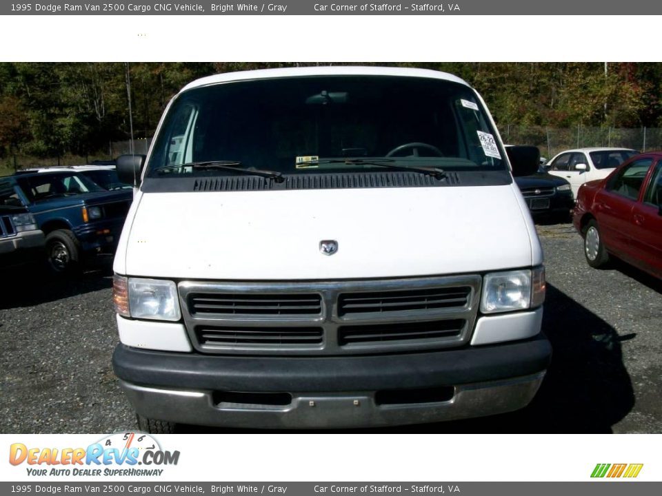 1995 Dodge Ram Van 2500 Cargo CNG Vehicle Bright White / Gray Photo #1