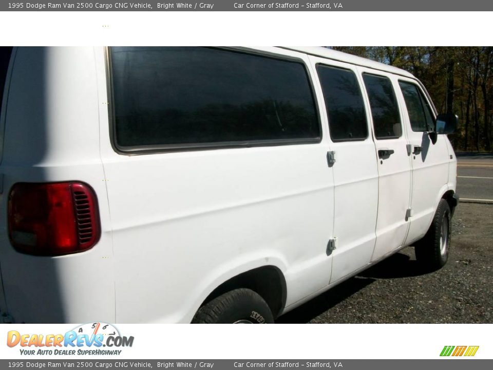 1995 Dodge Ram Van 2500 Cargo CNG Vehicle Bright White / Gray Photo #7