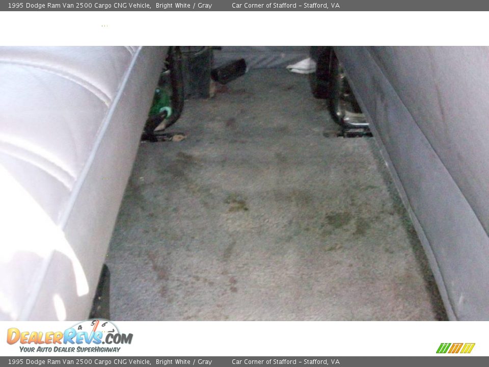 1995 Dodge Ram Van 2500 Cargo CNG Vehicle Bright White / Gray Photo #16