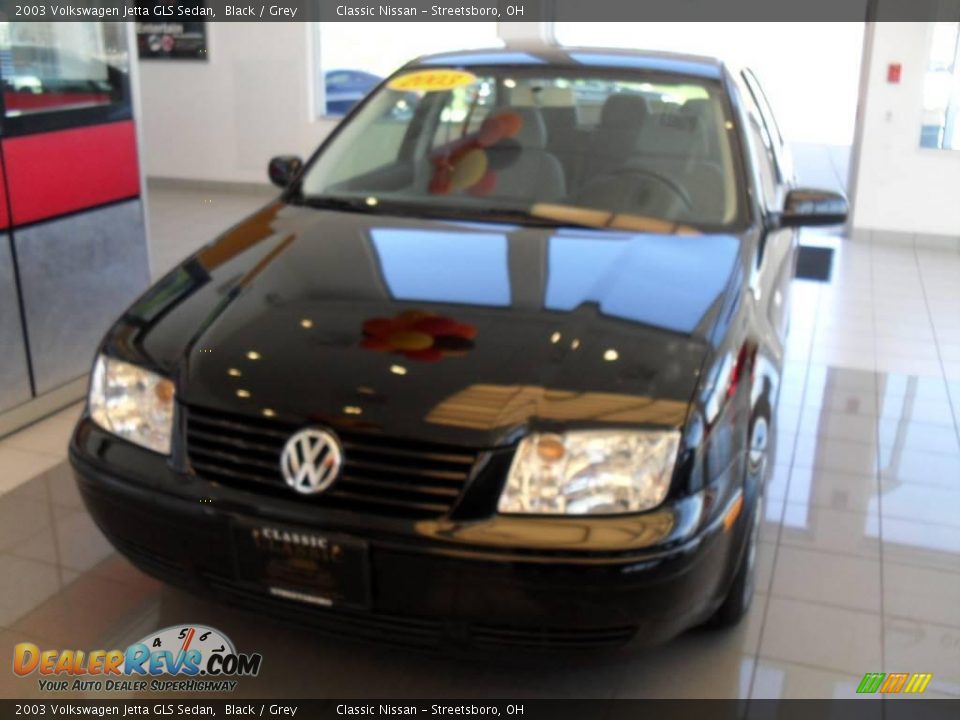 2003 Volkswagen Jetta GLS Sedan Black / Grey Photo #1