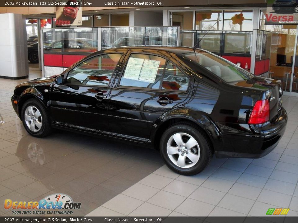 2003 Volkswagen Jetta GLS Sedan Black / Grey Photo #2