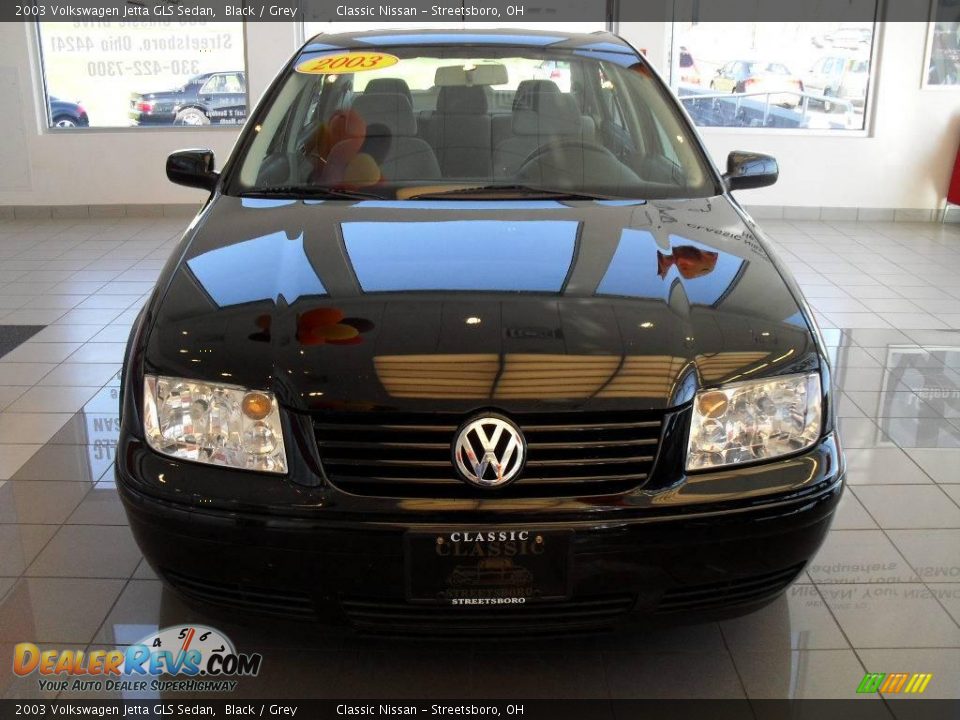 2003 Volkswagen Jetta GLS Sedan Black / Grey Photo #5