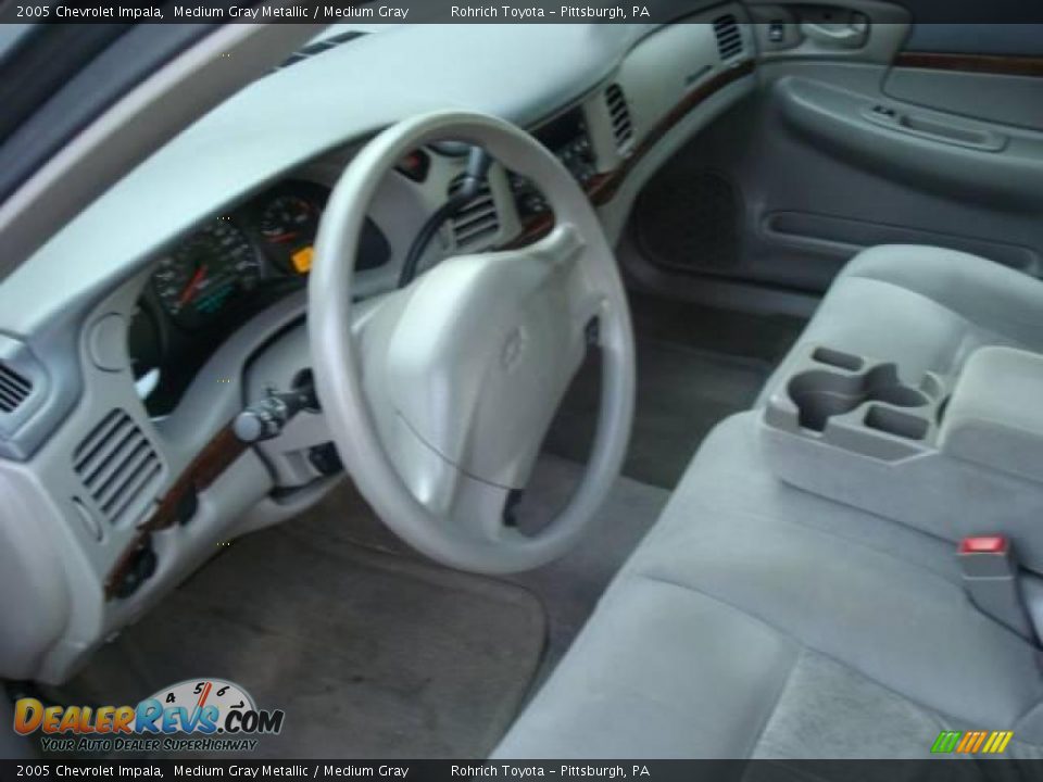 2005 Chevrolet Impala Medium Gray Metallic / Medium Gray Photo #15