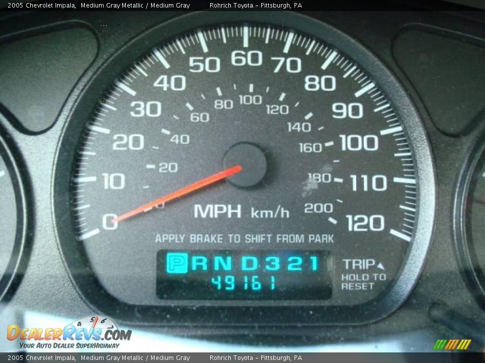 2005 Chevrolet Impala Medium Gray Metallic / Medium Gray Photo #20