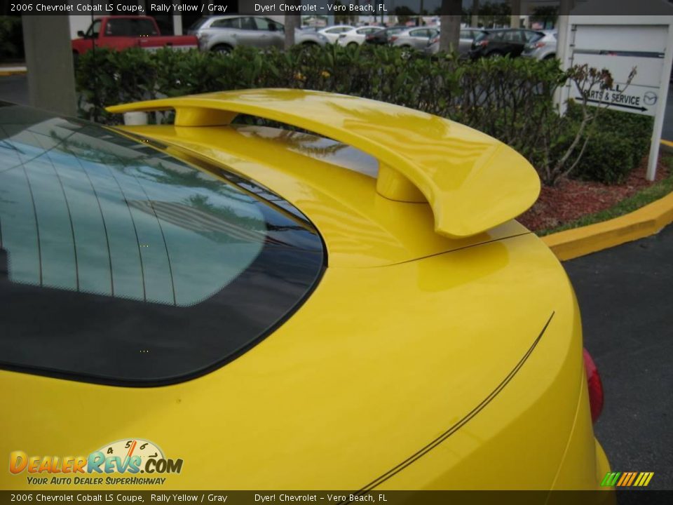 2006 Chevrolet Cobalt LS Coupe Rally Yellow / Gray Photo #6