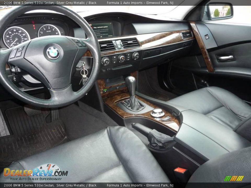2006 BMW 5 Series 530xi Sedan Silver Grey Metallic / Black Photo #5