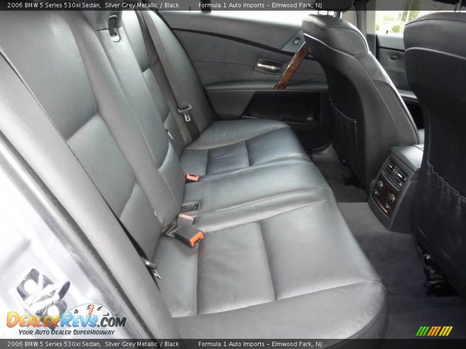 2006 BMW 5 Series 530xi Sedan Silver Grey Metallic / Black Photo #7