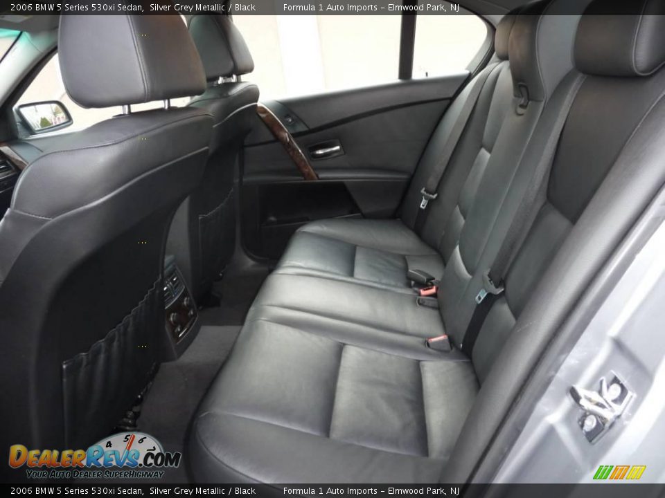 2006 BMW 5 Series 530xi Sedan Silver Grey Metallic / Black Photo #8