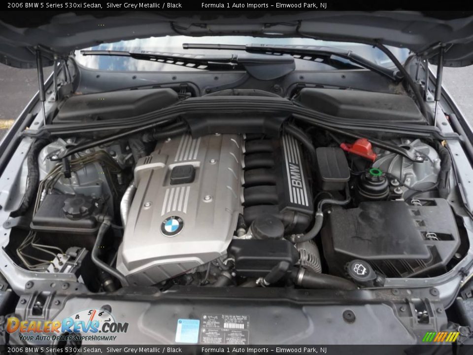 2006 BMW 5 Series 530xi Sedan Silver Grey Metallic / Black Photo #15