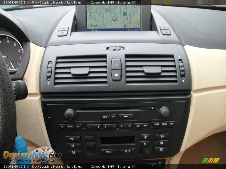 2006 BMW X3 3.0i Black Sapphire Metallic / Sand Beige Photo #13