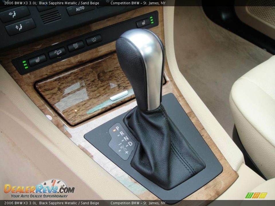 2006 BMW X3 3.0i Black Sapphire Metallic / Sand Beige Photo #14