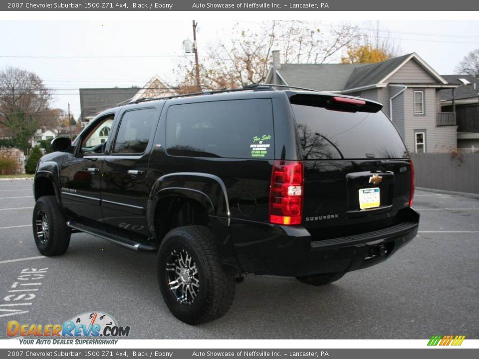 2007 Chevrolet Suburban 1500 Z71 4x4 Black / Ebony Photo #7