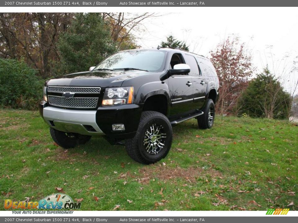 2007 Chevrolet Suburban 1500 Z71 4x4 Black / Ebony Photo #9
