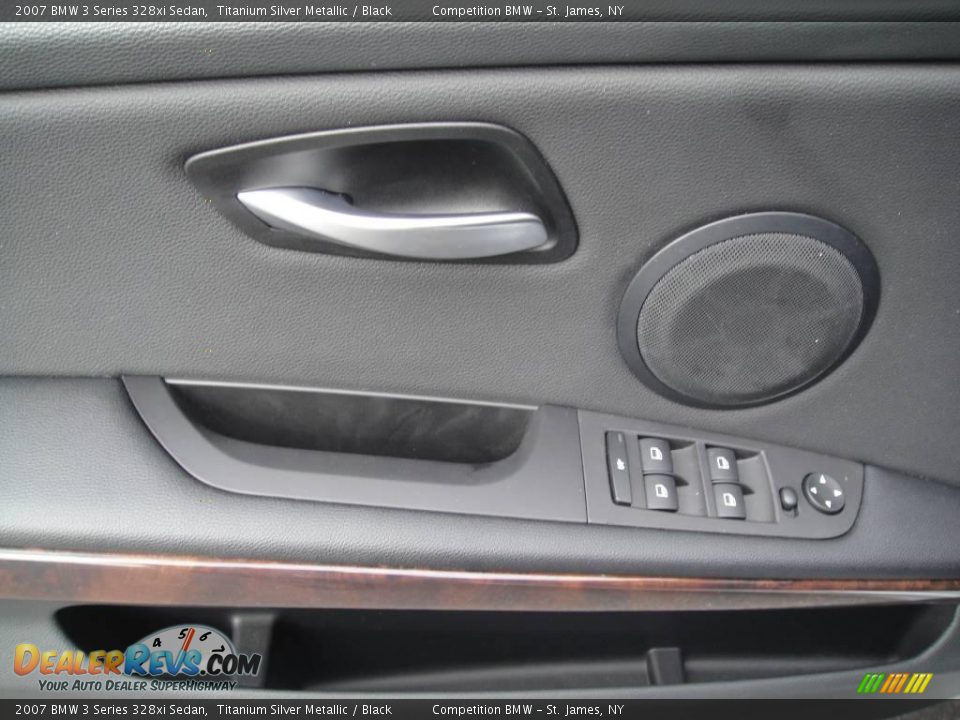 2007 BMW 3 Series 328xi Sedan Titanium Silver Metallic / Black Photo #8