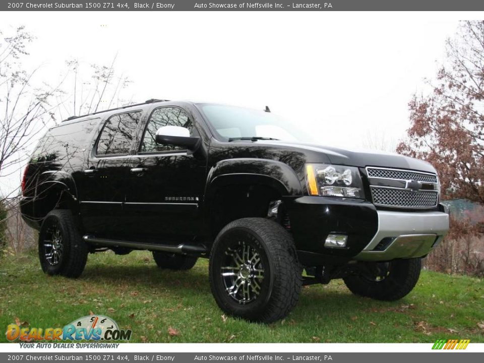 2007 Chevrolet Suburban 1500 Z71 4x4 Black / Ebony Photo #12