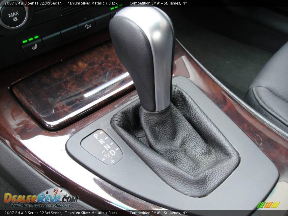 2007 BMW 3 Series 328xi Sedan Titanium Silver Metallic / Black Photo #14