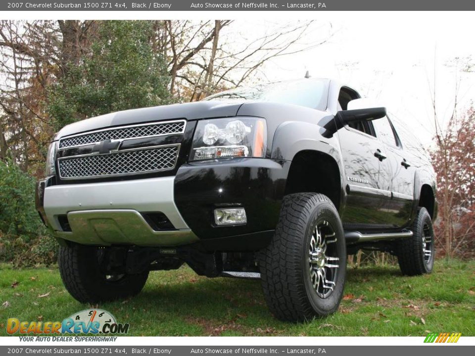 2007 Chevrolet Suburban 1500 Z71 4x4 Black / Ebony Photo #13