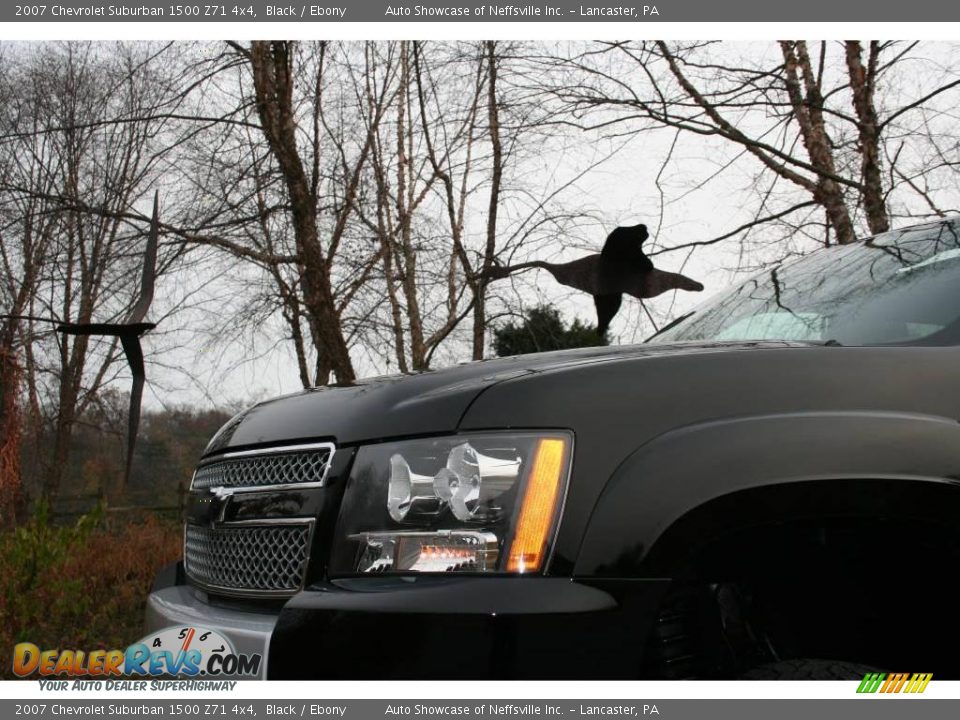 2007 Chevrolet Suburban 1500 Z71 4x4 Black / Ebony Photo #16