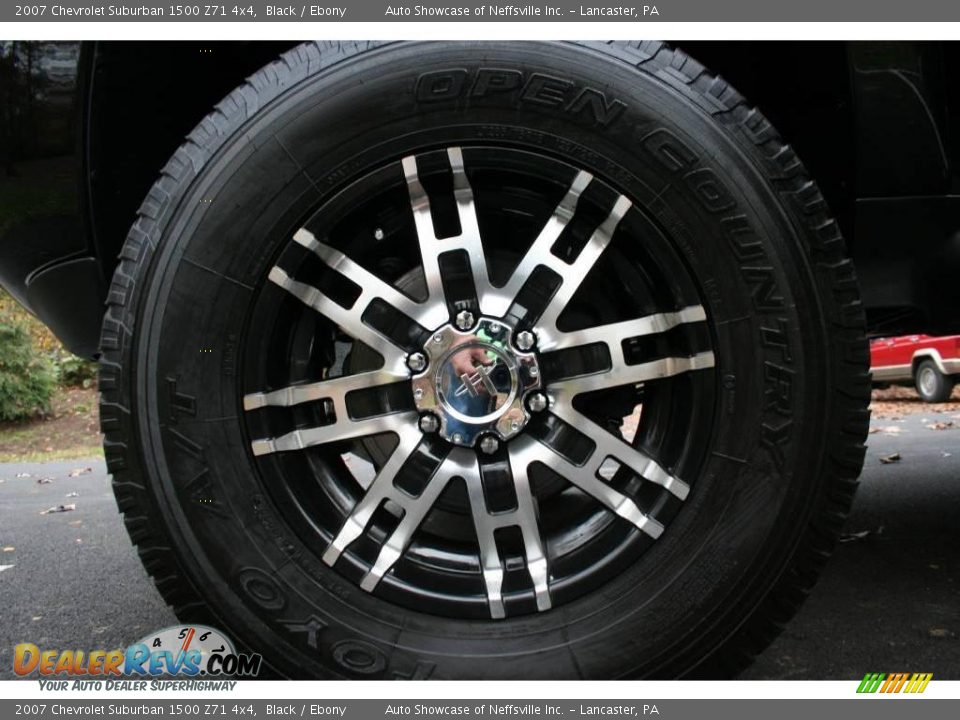 2007 Chevrolet Suburban 1500 Z71 4x4 Black / Ebony Photo #18