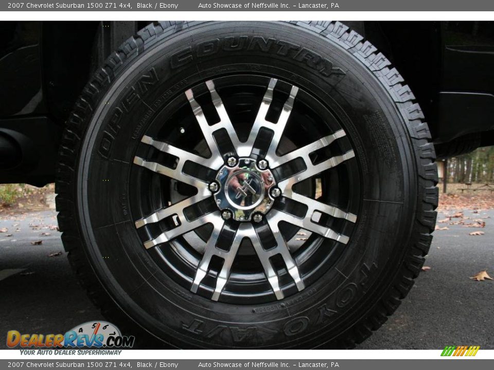 2007 Chevrolet Suburban 1500 Z71 4x4 Black / Ebony Photo #19