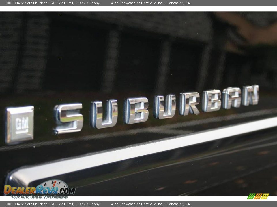 2007 Chevrolet Suburban 1500 Z71 4x4 Black / Ebony Photo #21