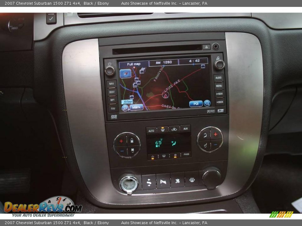 2007 Chevrolet Suburban 1500 Z71 4x4 Black / Ebony Photo #35