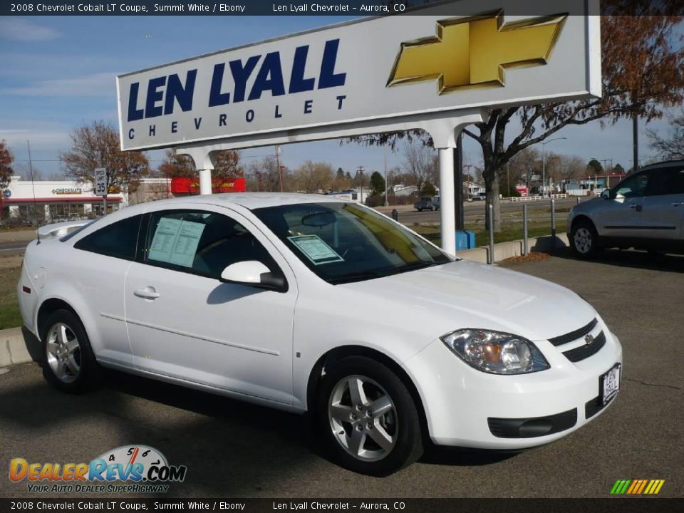 2008 Chevrolet Cobalt LT Coupe Summit White / Ebony Photo #1