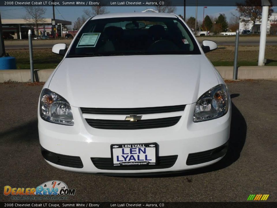 2008 Chevrolet Cobalt LT Coupe Summit White / Ebony Photo #2