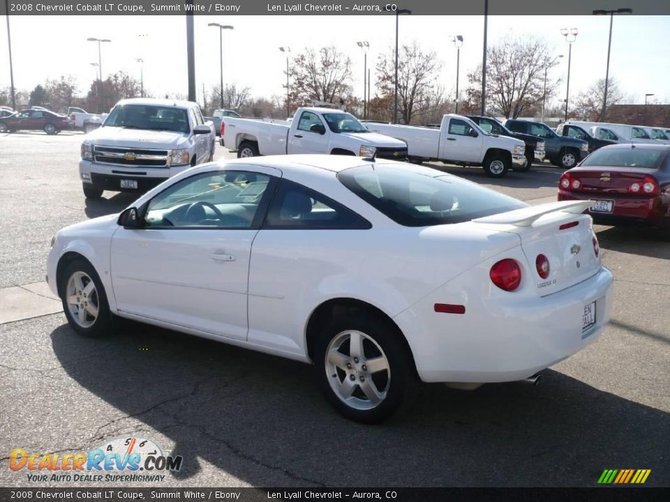 2008 Chevrolet Cobalt LT Coupe Summit White / Ebony Photo #4