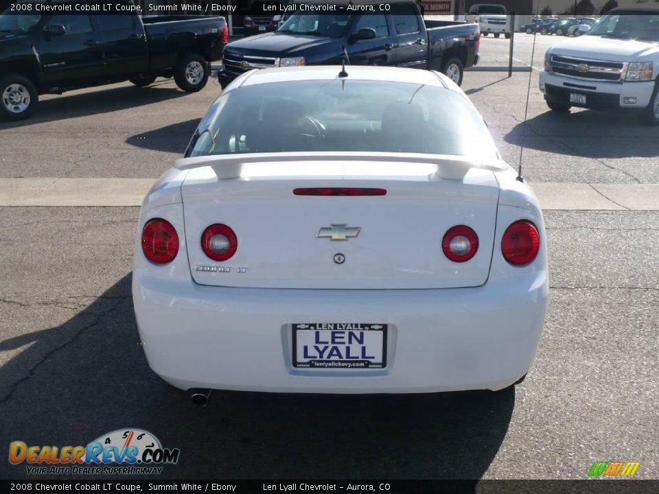 2008 Chevrolet Cobalt LT Coupe Summit White / Ebony Photo #5