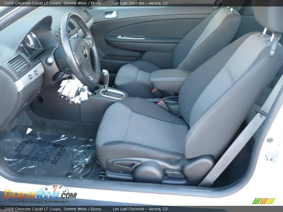 2008 Chevrolet Cobalt LT Coupe Summit White / Ebony Photo #9