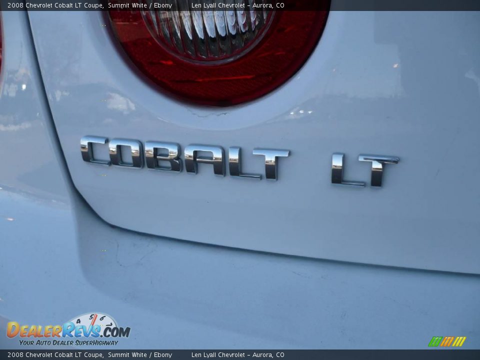 2008 Chevrolet Cobalt LT Coupe Summit White / Ebony Photo #11