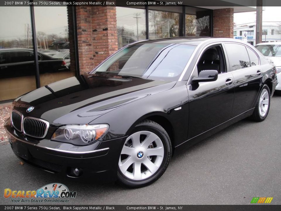 2007 BMW 7 Series 750Li Sedan Black Sapphire Metallic / Black Photo #1