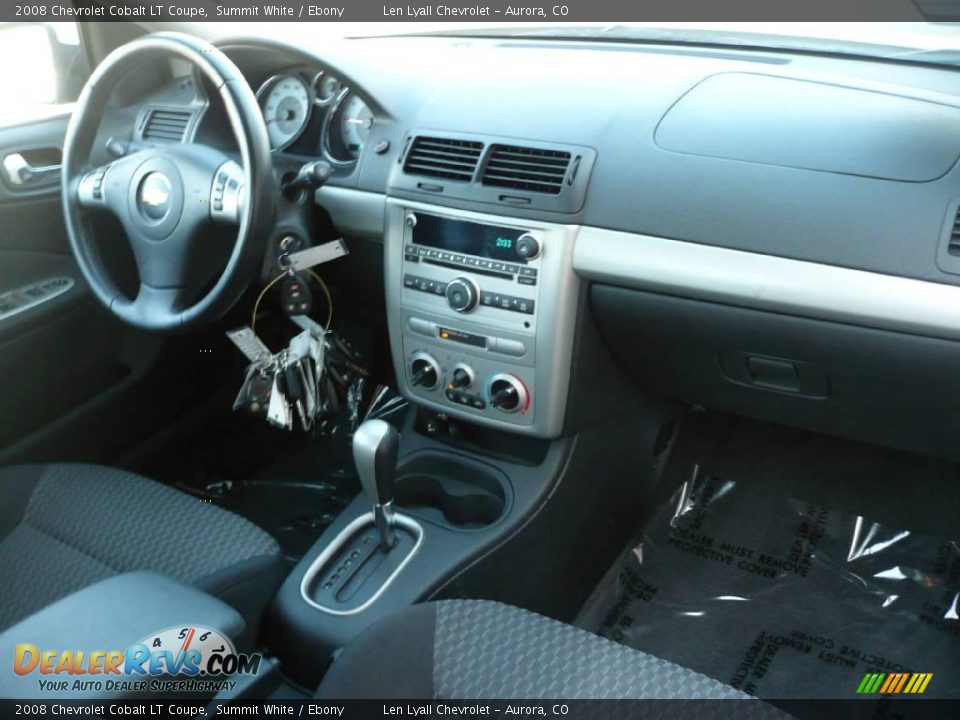 2008 Chevrolet Cobalt LT Coupe Summit White / Ebony Photo #14