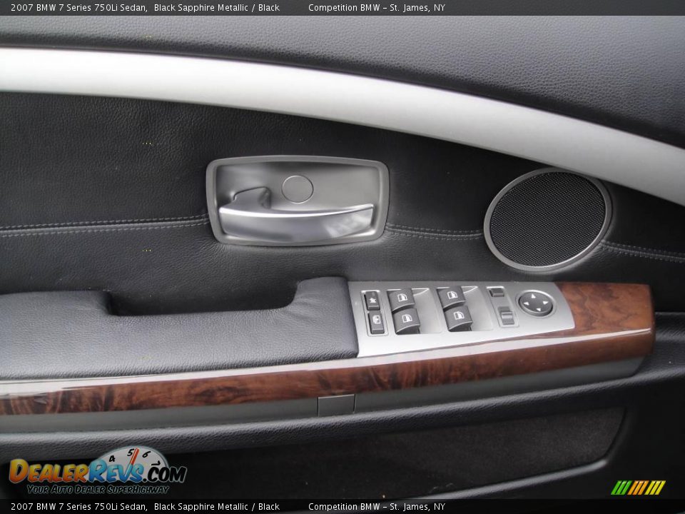 2007 BMW 7 Series 750Li Sedan Black Sapphire Metallic / Black Photo #8