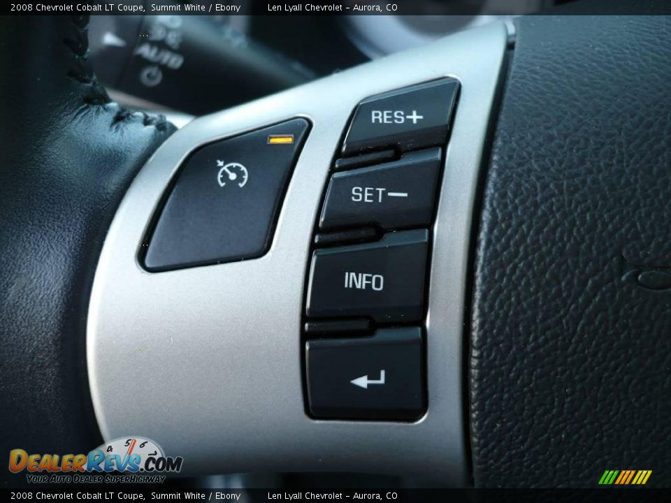 2008 Chevrolet Cobalt LT Coupe Summit White / Ebony Photo #21