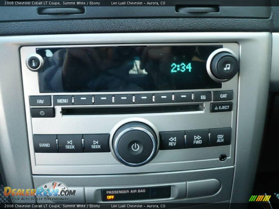 2008 Chevrolet Cobalt LT Coupe Summit White / Ebony Photo #23