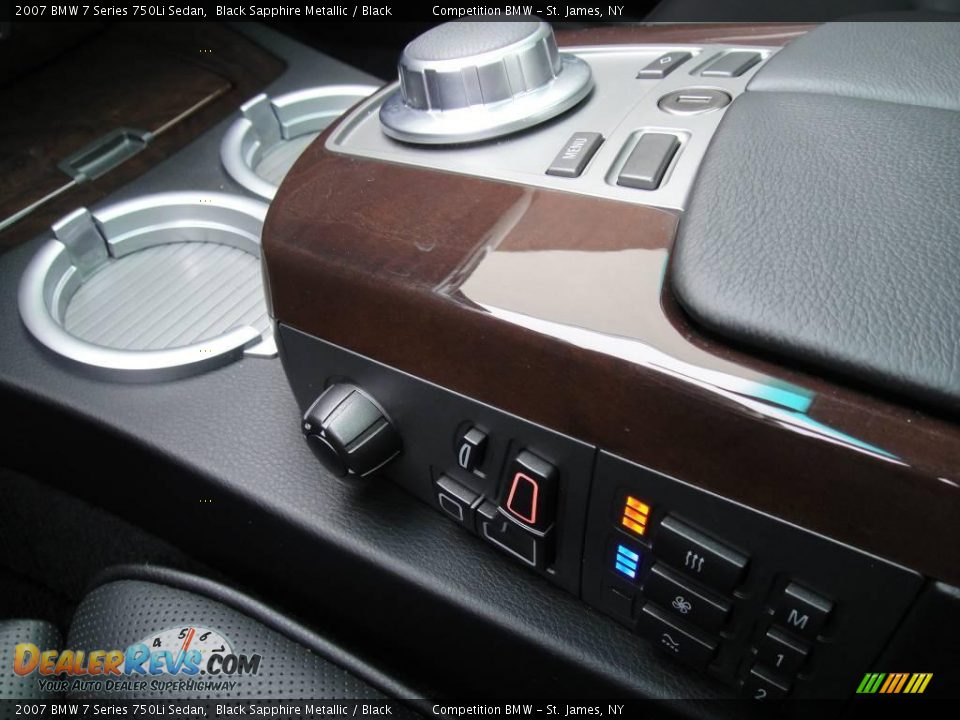 2007 BMW 7 Series 750Li Sedan Black Sapphire Metallic / Black Photo #14