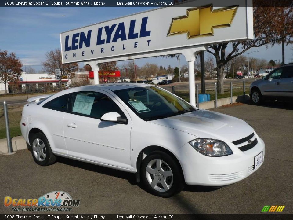 2008 Chevrolet Cobalt LT Coupe Summit White / Ebony Photo #1