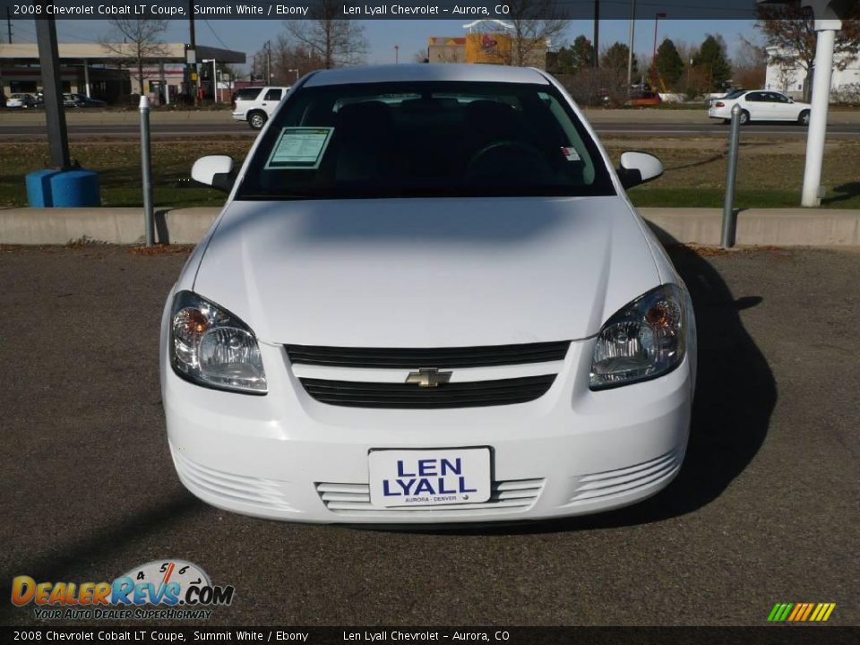 2008 Chevrolet Cobalt LT Coupe Summit White / Ebony Photo #2