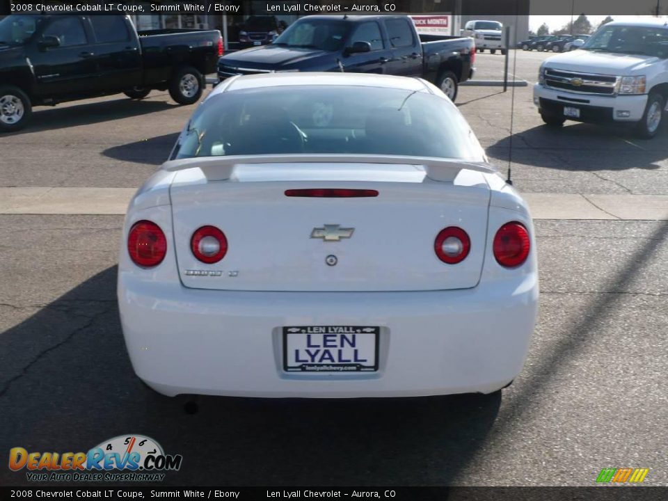 2008 Chevrolet Cobalt LT Coupe Summit White / Ebony Photo #5