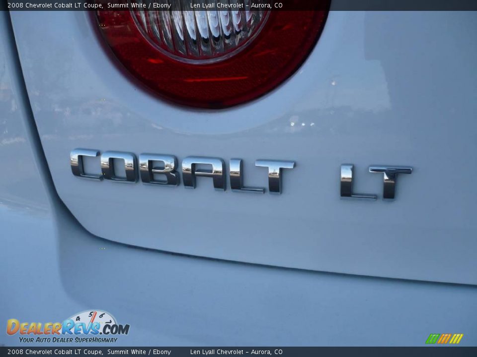2008 Chevrolet Cobalt LT Coupe Summit White / Ebony Photo #11