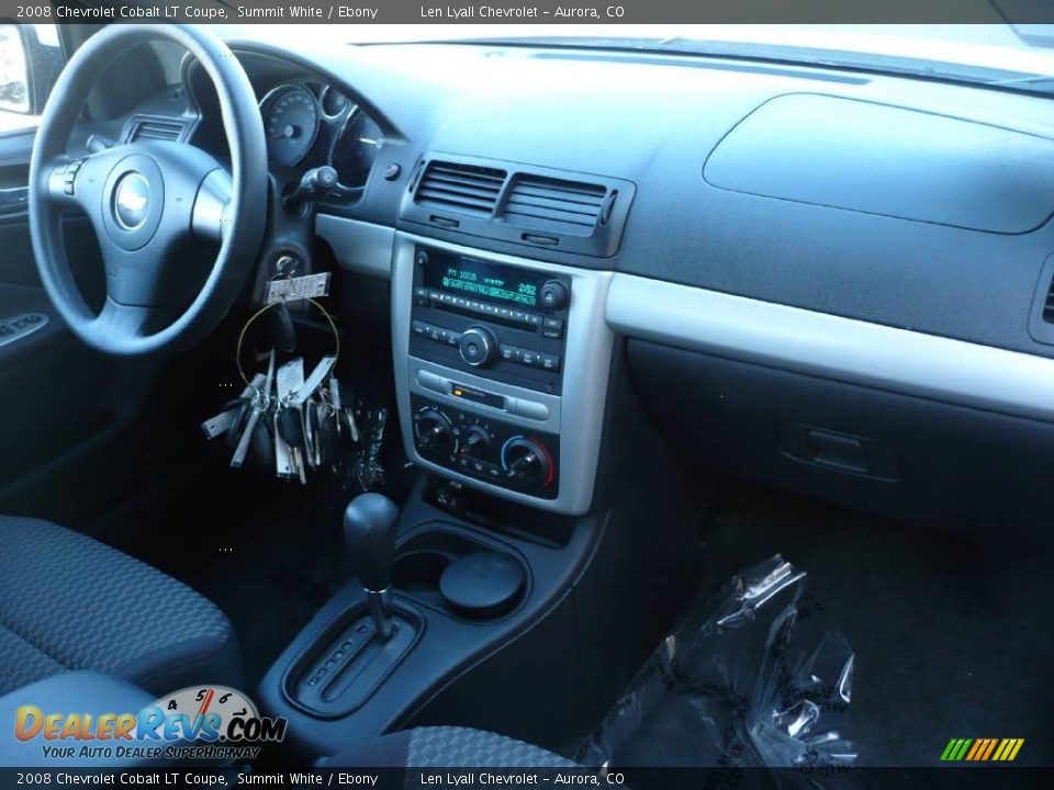 2008 Chevrolet Cobalt LT Coupe Summit White / Ebony Photo #14